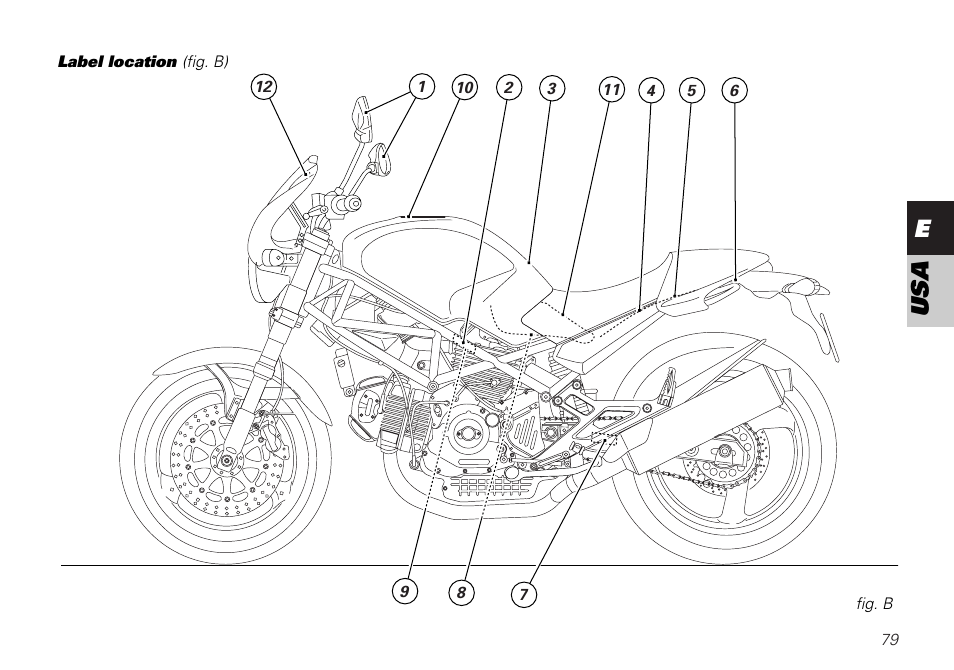 Eusa | Ducati MONSTER 620 User Manual | Page 79 / 84