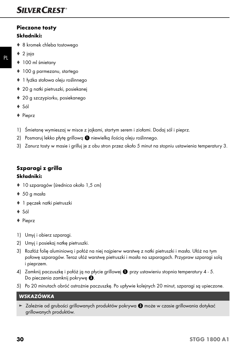 Silvercrest STGG 1800 A1 User Manual | Page 33 / 100