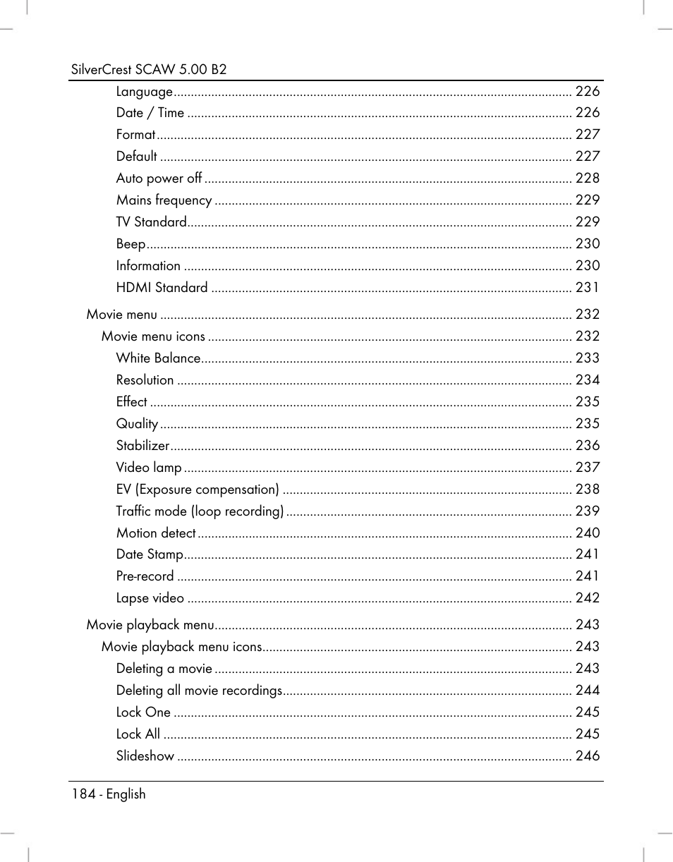 Silvercrest SCAW 5.00 B2 User Manual | Page 186 / 364