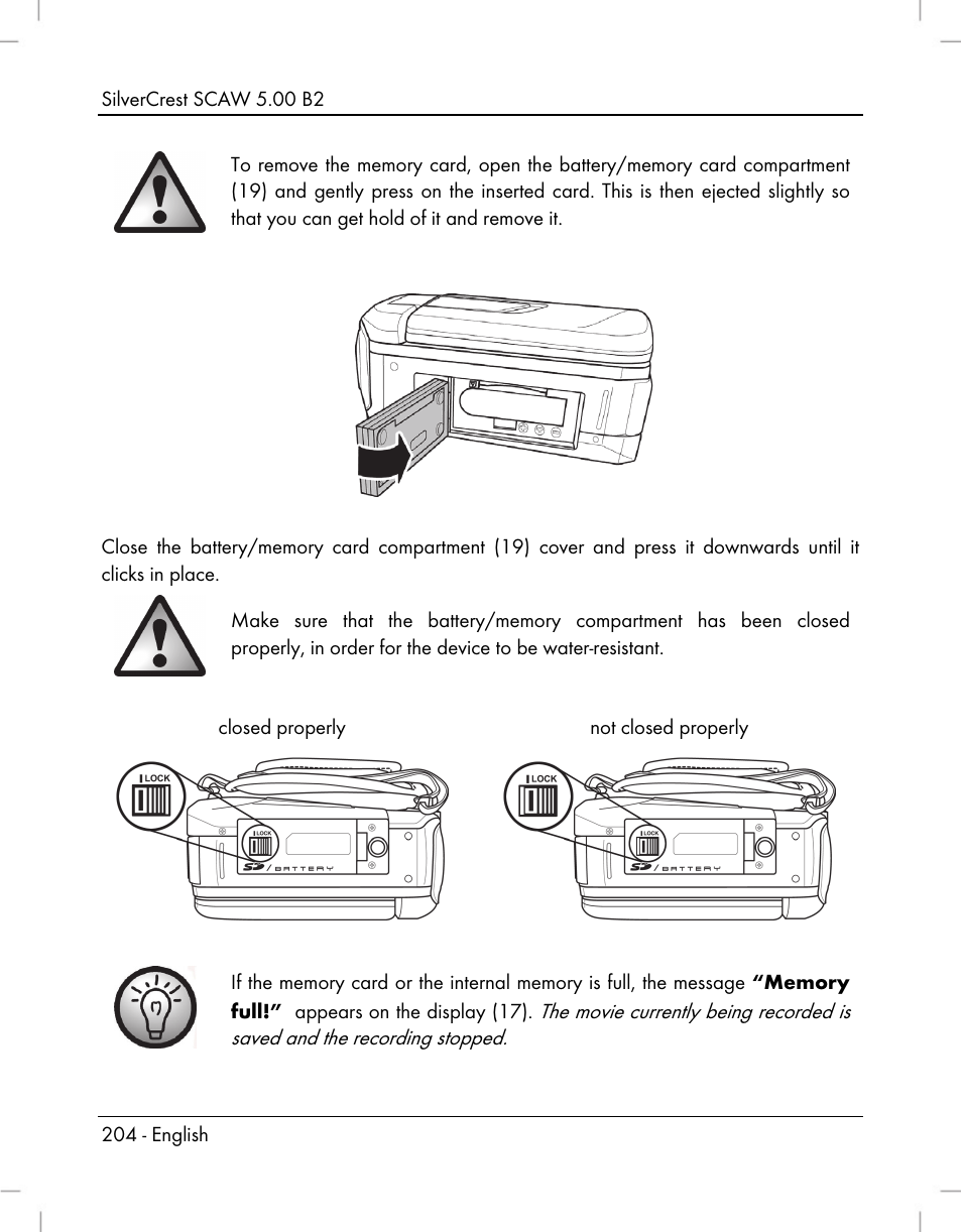 Silvercrest SCAW 5.00 B2 User Manual | Page 206 / 364