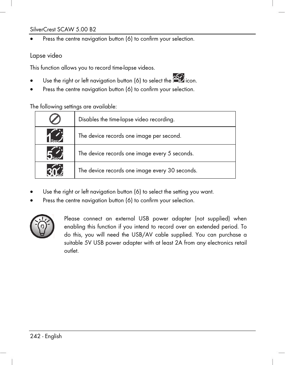 Silvercrest SCAW 5.00 B2 User Manual | Page 244 / 364