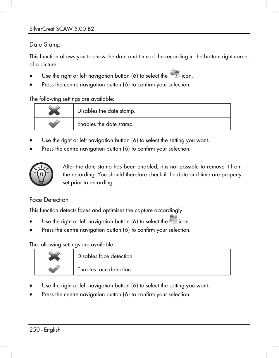 Silvercrest SCAW 5.00 B2 User Manual | Page 252 / 364