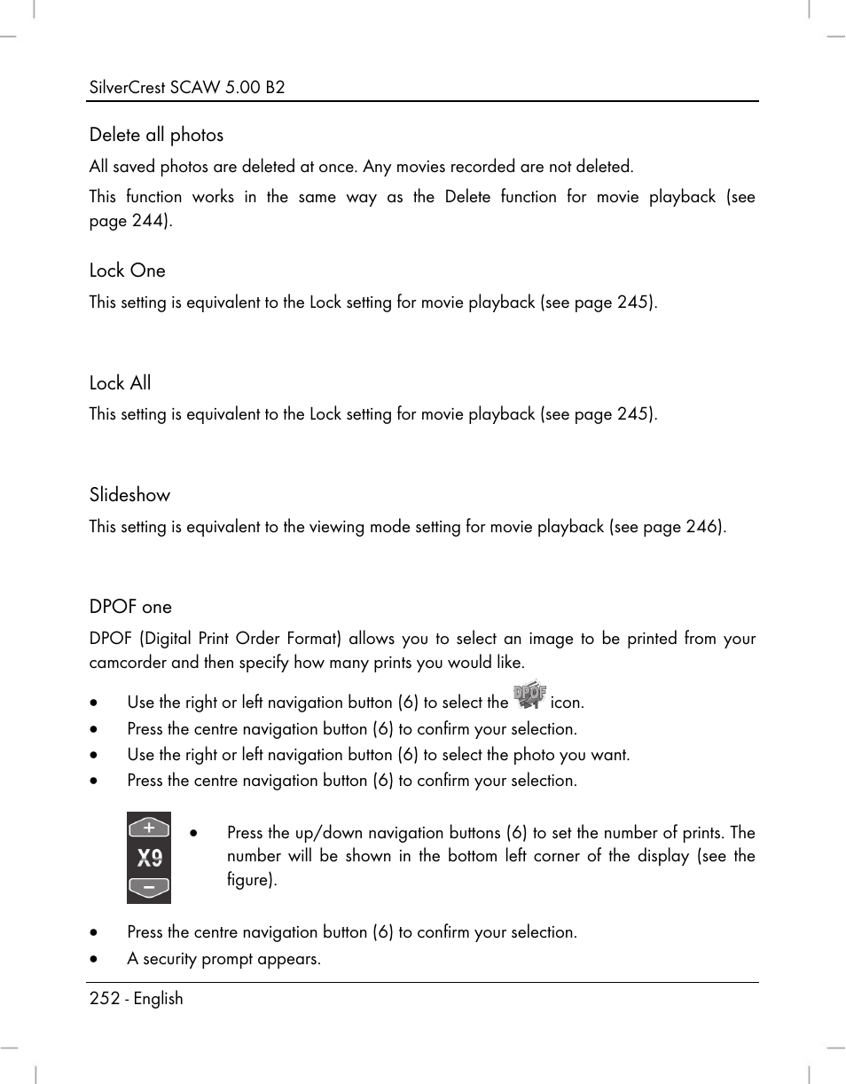 Silvercrest SCAW 5.00 B2 User Manual | Page 254 / 364