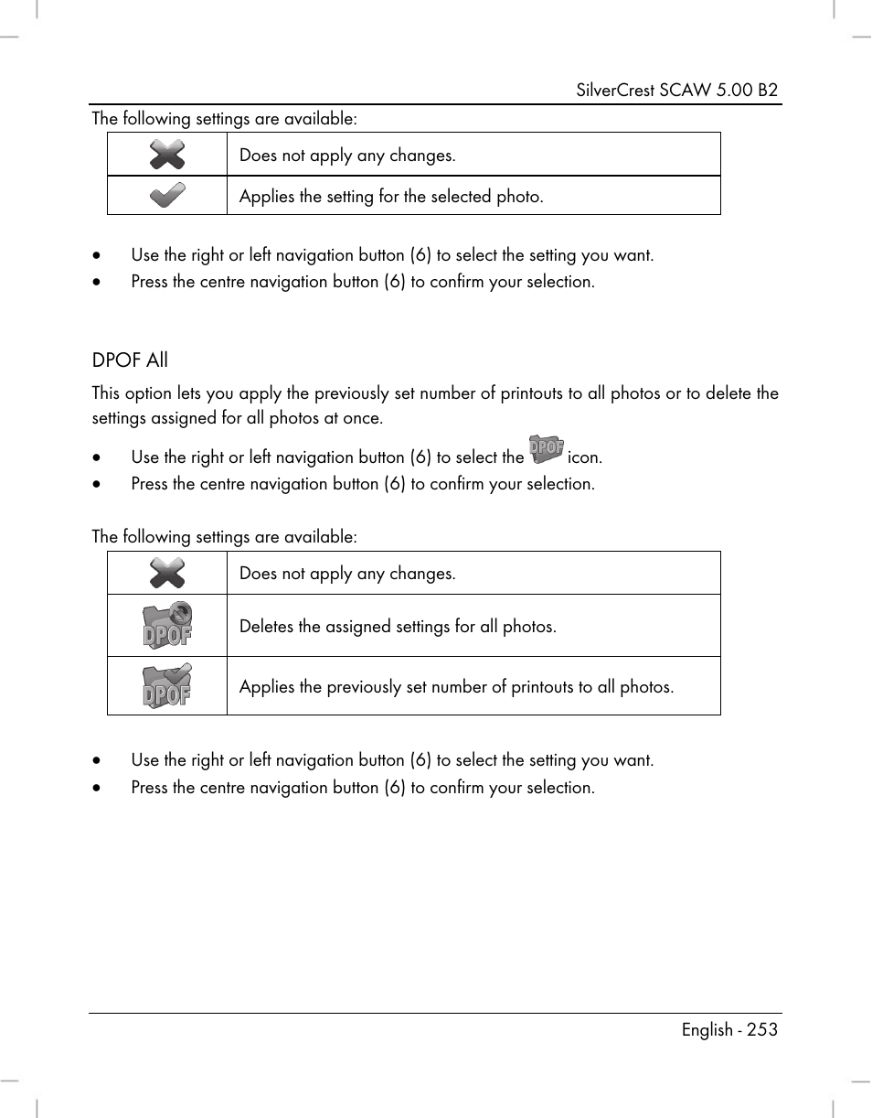 Silvercrest SCAW 5.00 B2 User Manual | Page 255 / 364