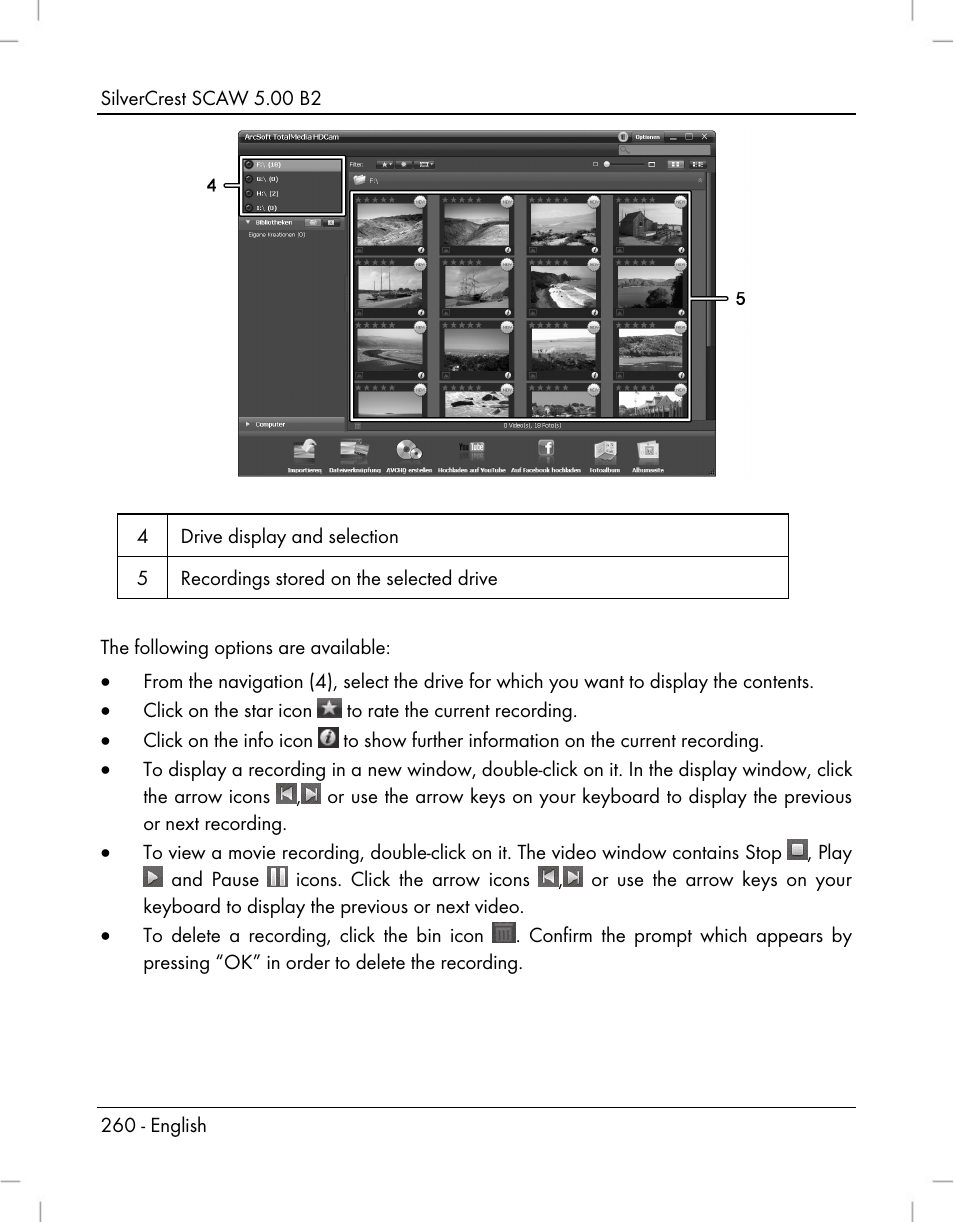 Silvercrest SCAW 5.00 B2 User Manual | Page 262 / 364