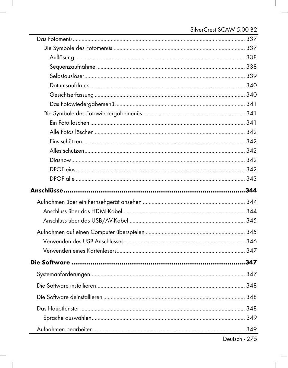 Silvercrest SCAW 5.00 B2 User Manual | Page 277 / 364