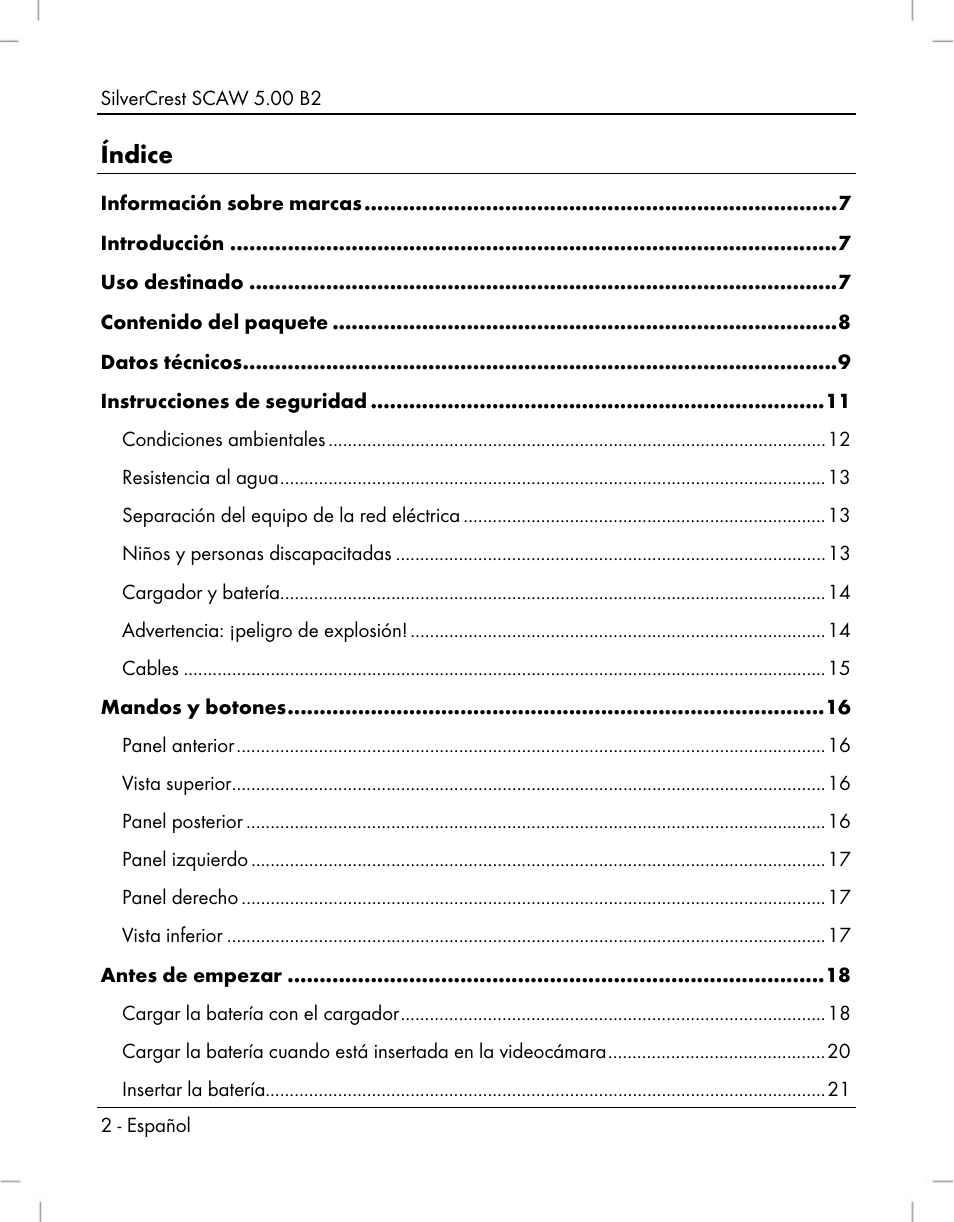 Silvercrest SCAW 5.00 B2 User Manual | Page 4 / 364
