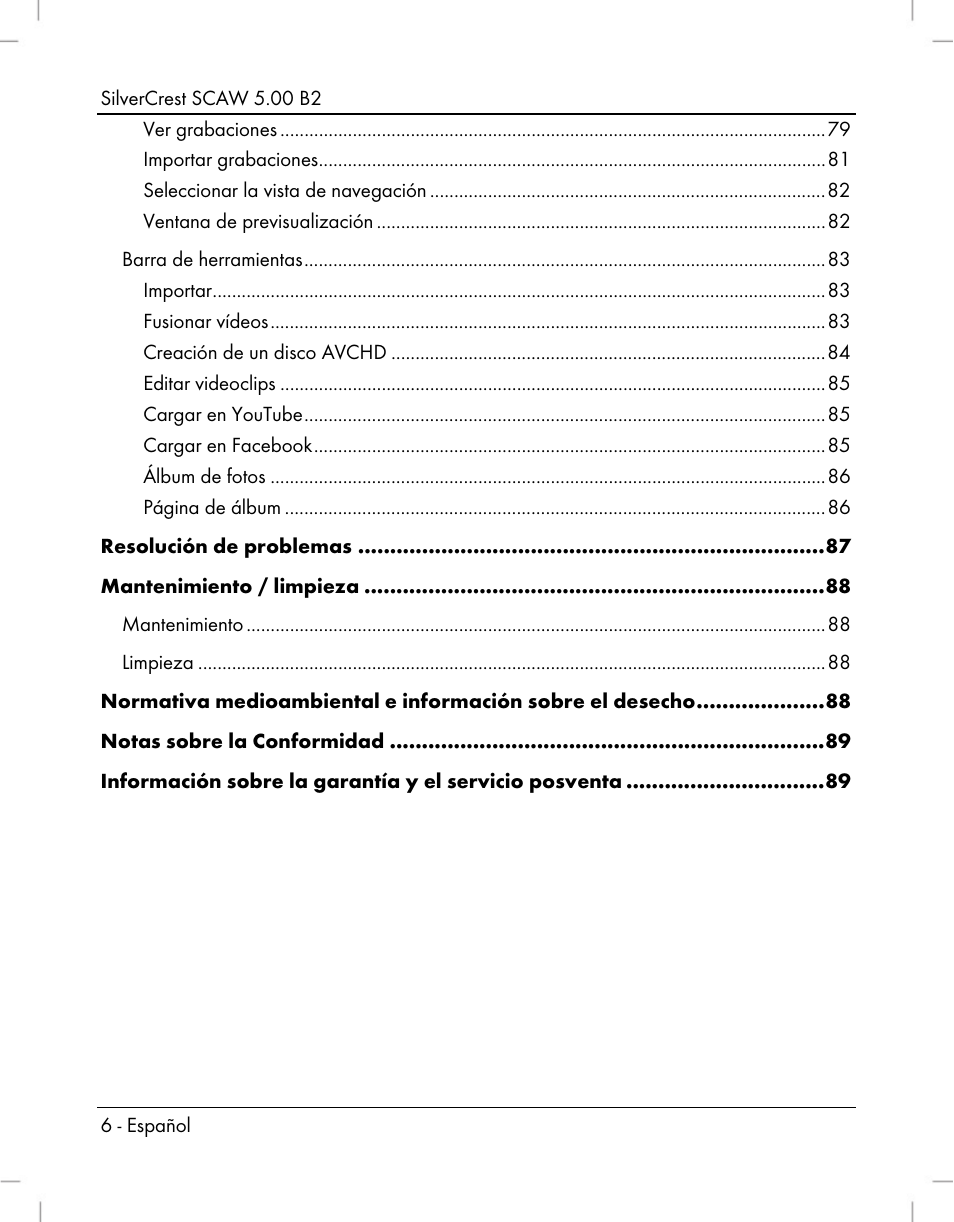 Silvercrest SCAW 5.00 B2 User Manual | Page 8 / 364