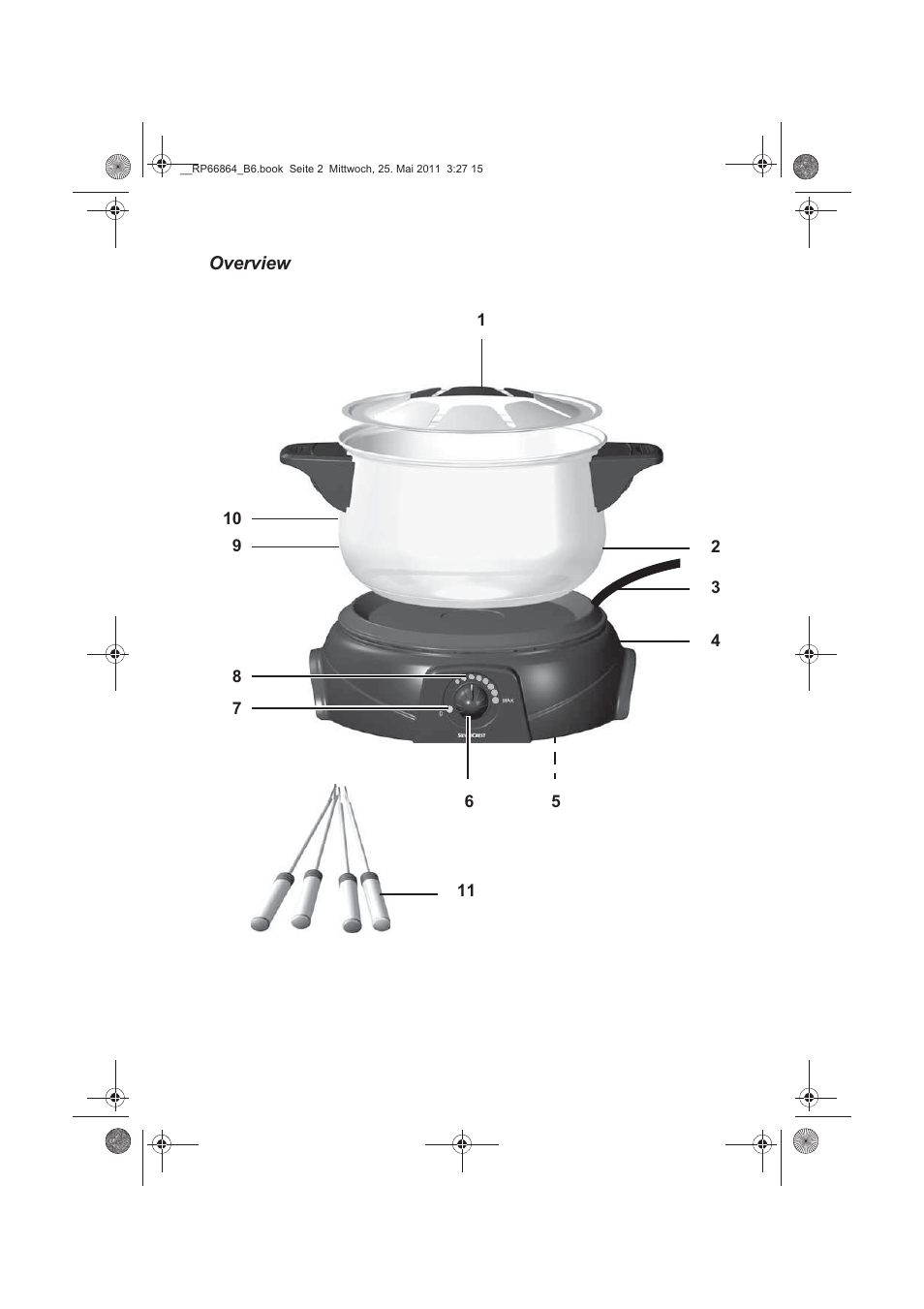 Silvercrest SFE 1500 A1 User Manual | Page 3 / 14