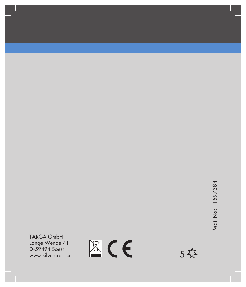 Silvercrest OM1008-SL User Manual | Page 106 / 106