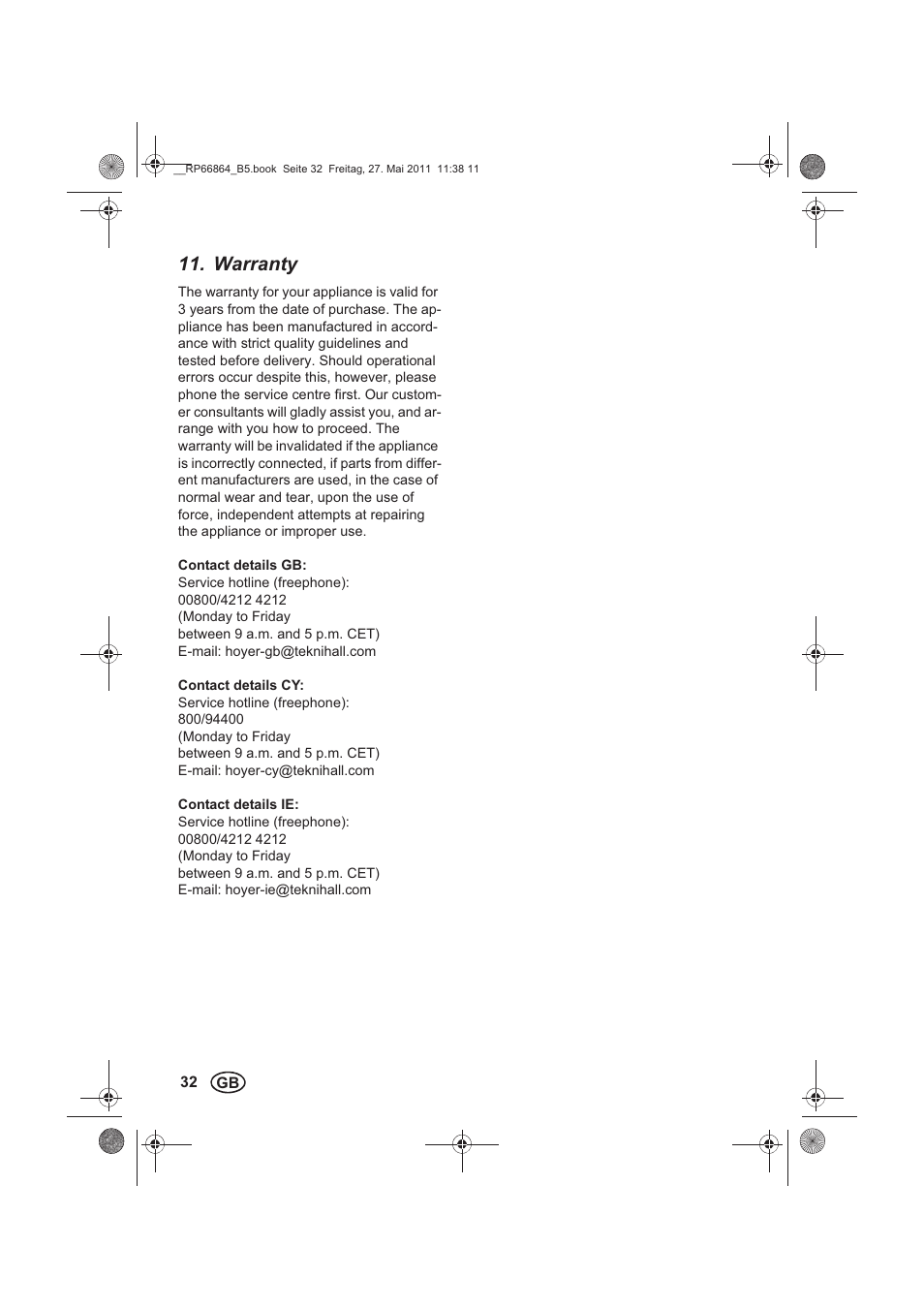 Warranty | Silvercrest SFE 1500 A1 User Manual | Page 34 / 46