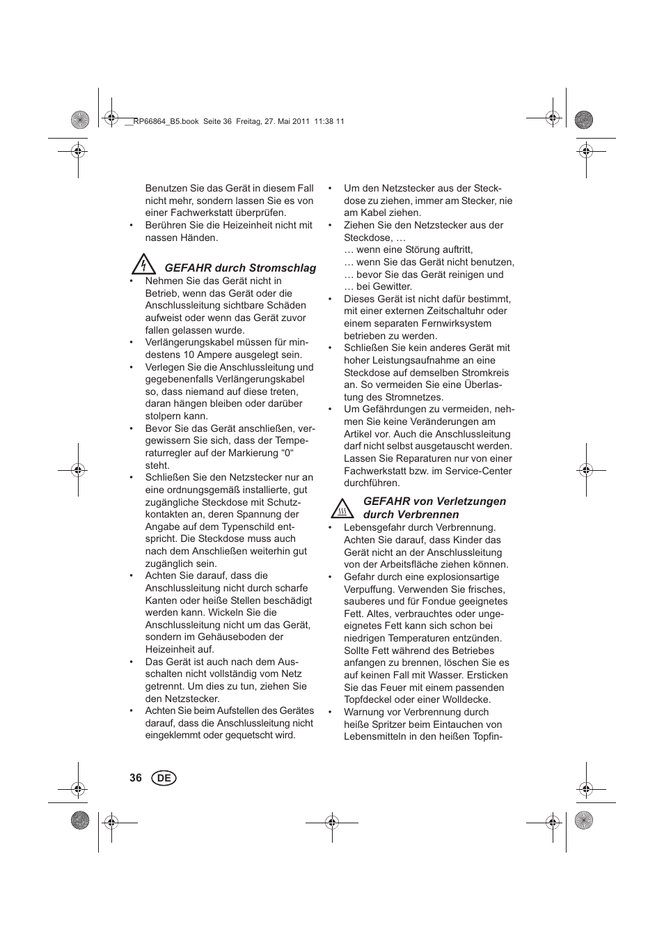 Silvercrest SFE 1500 A1 User Manual | Page 38 / 46