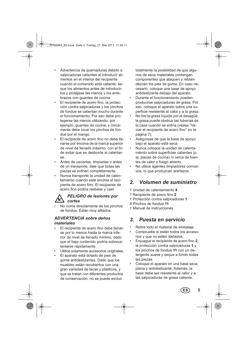Volumen de suministro, Puesta en servicio | Silvercrest SFE 1500 A1 User Manual | Page 7 / 46
