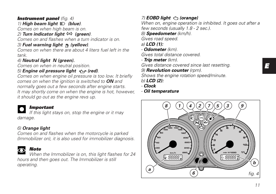 Ducati SUPERSPORT 800 User Manual | Page 11 / 86