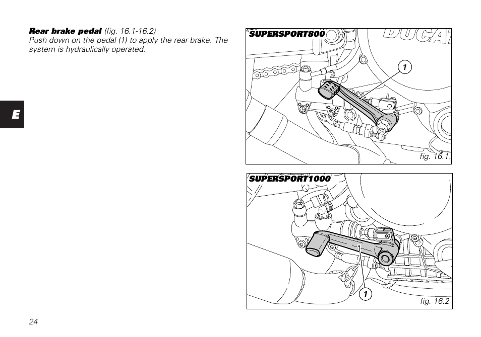 Ducati SUPERSPORT 800 User Manual | Page 24 / 86