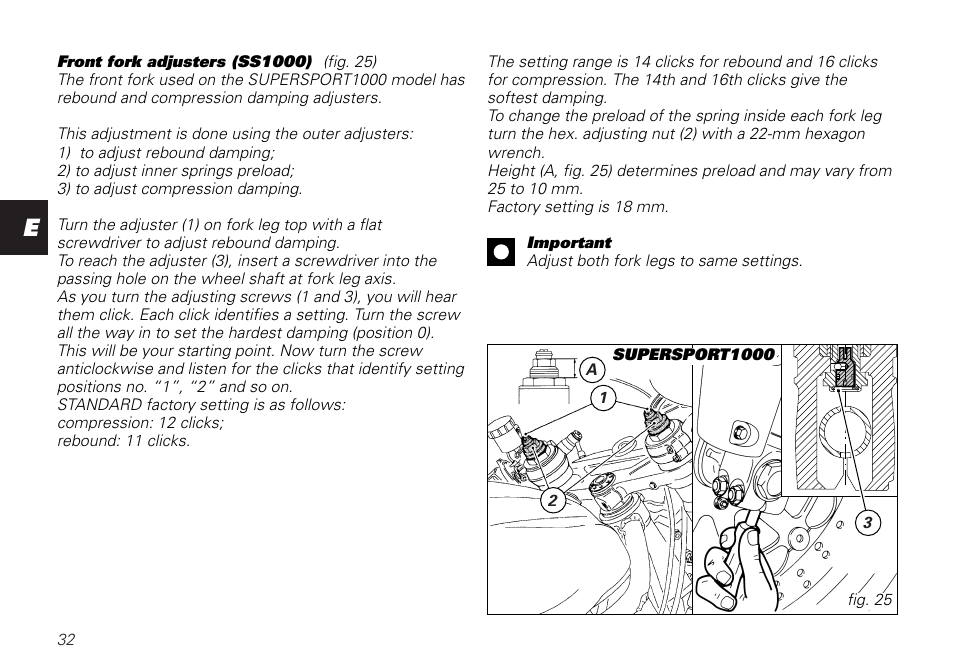 Ducati SUPERSPORT 800 User Manual | Page 32 / 86