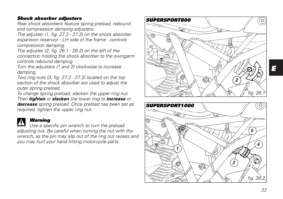 Ducati SUPERSPORT 800 User Manual | Page 33 / 86