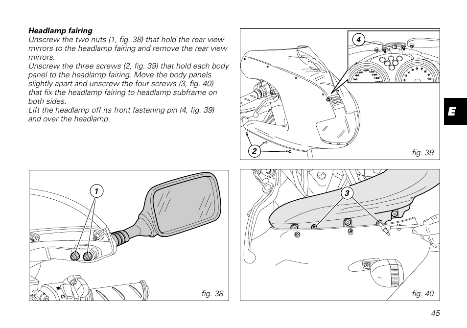 Ducati SUPERSPORT 800 User Manual | Page 45 / 86