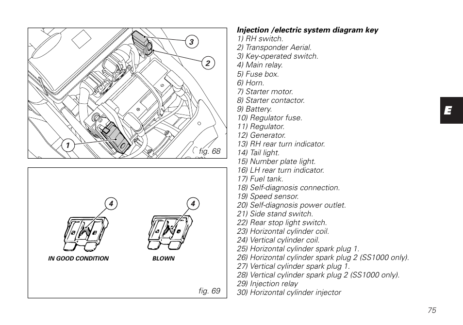 Ducati SUPERSPORT 800 User Manual | Page 75 / 86