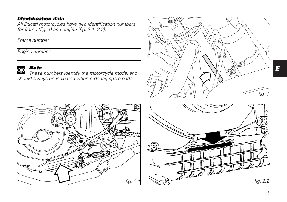 Ducati SUPERSPORT 800 User Manual | Page 9 / 86