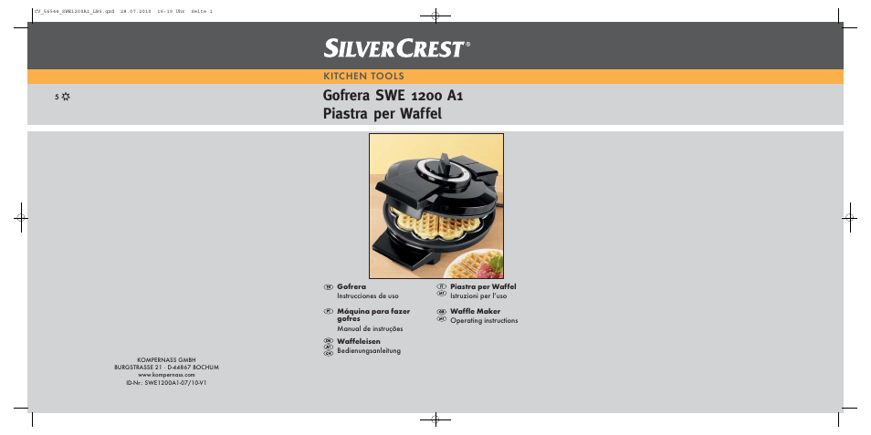 Silvercrest SWE 1200 A1 User Manual | 32 pages