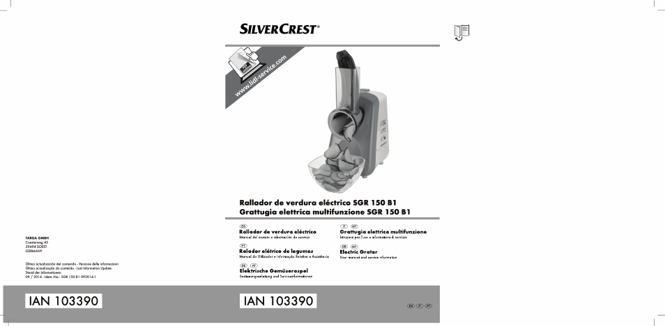 Silvercrest SGR 150 B1 User Manual | 88 pages