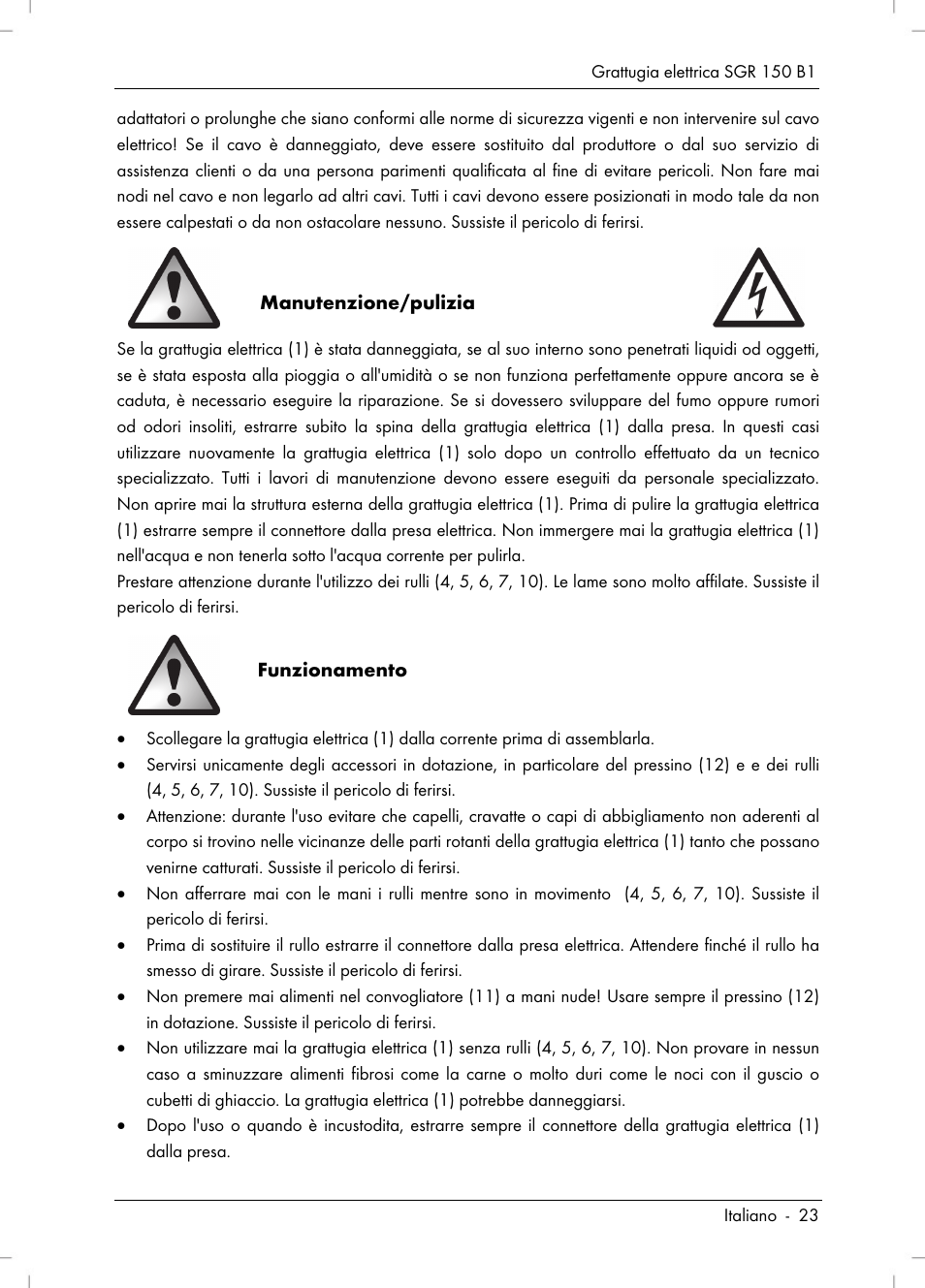 Silvercrest SGR 150 B1 User Manual | Page 25 / 88