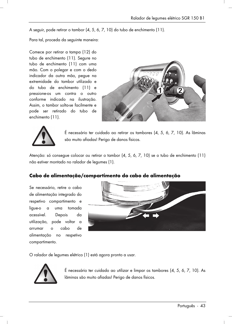 Silvercrest SGR 150 B1 User Manual | Page 45 / 88