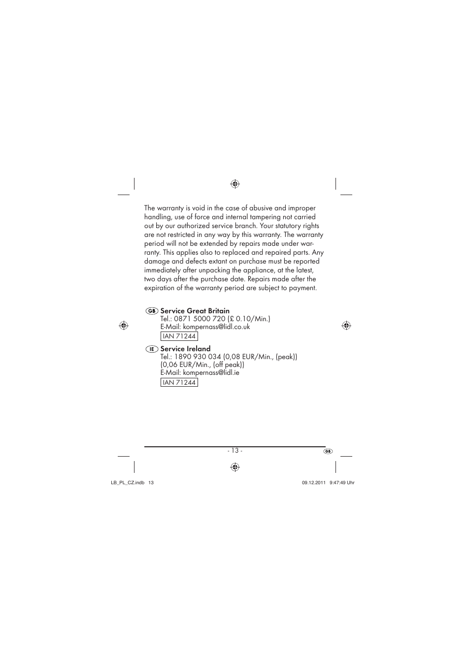 Silvercrest SFK 36 A1 User Manual | Page 15 / 44