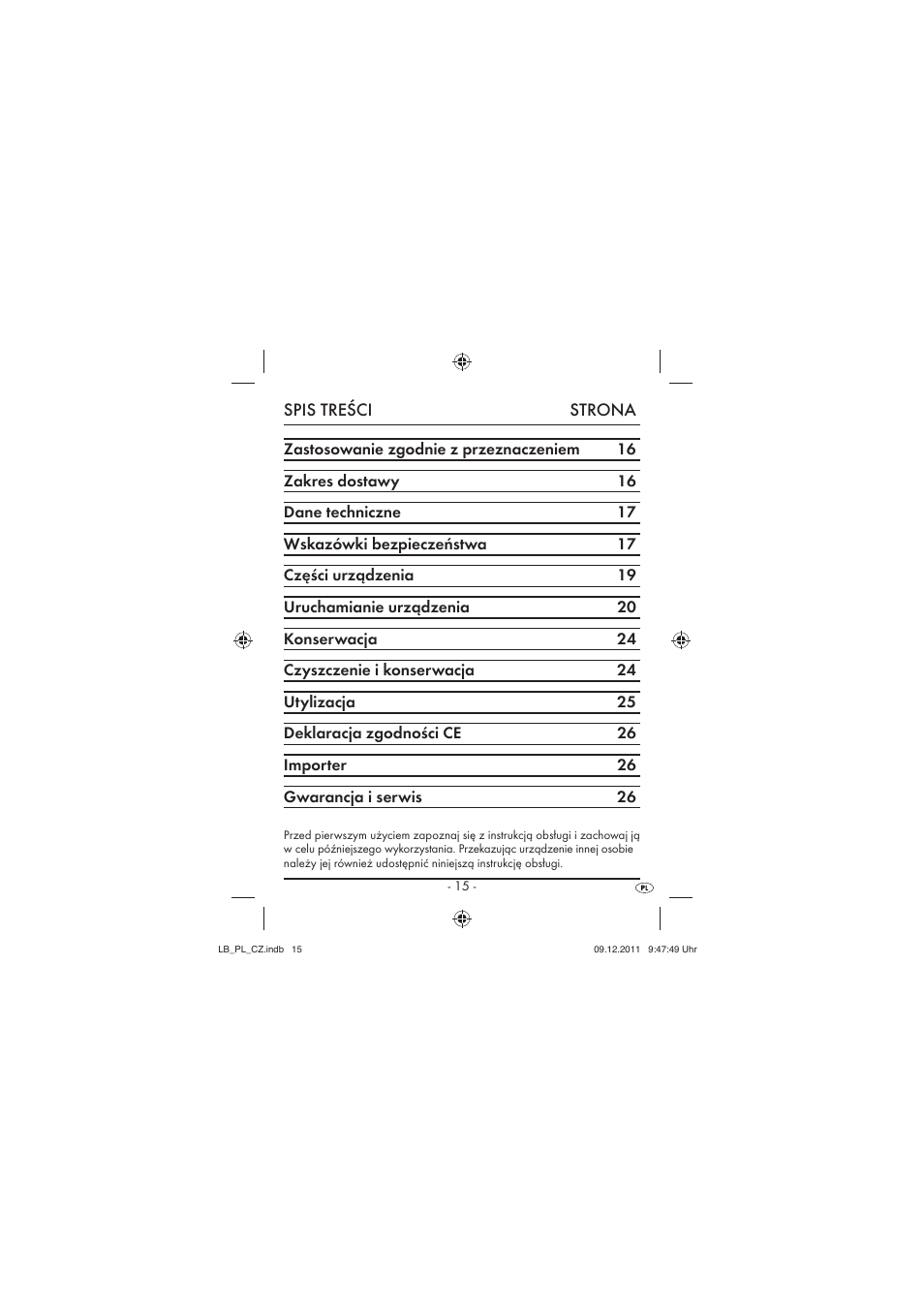 Silvercrest SFK 36 A1 User Manual | Page 17 / 44