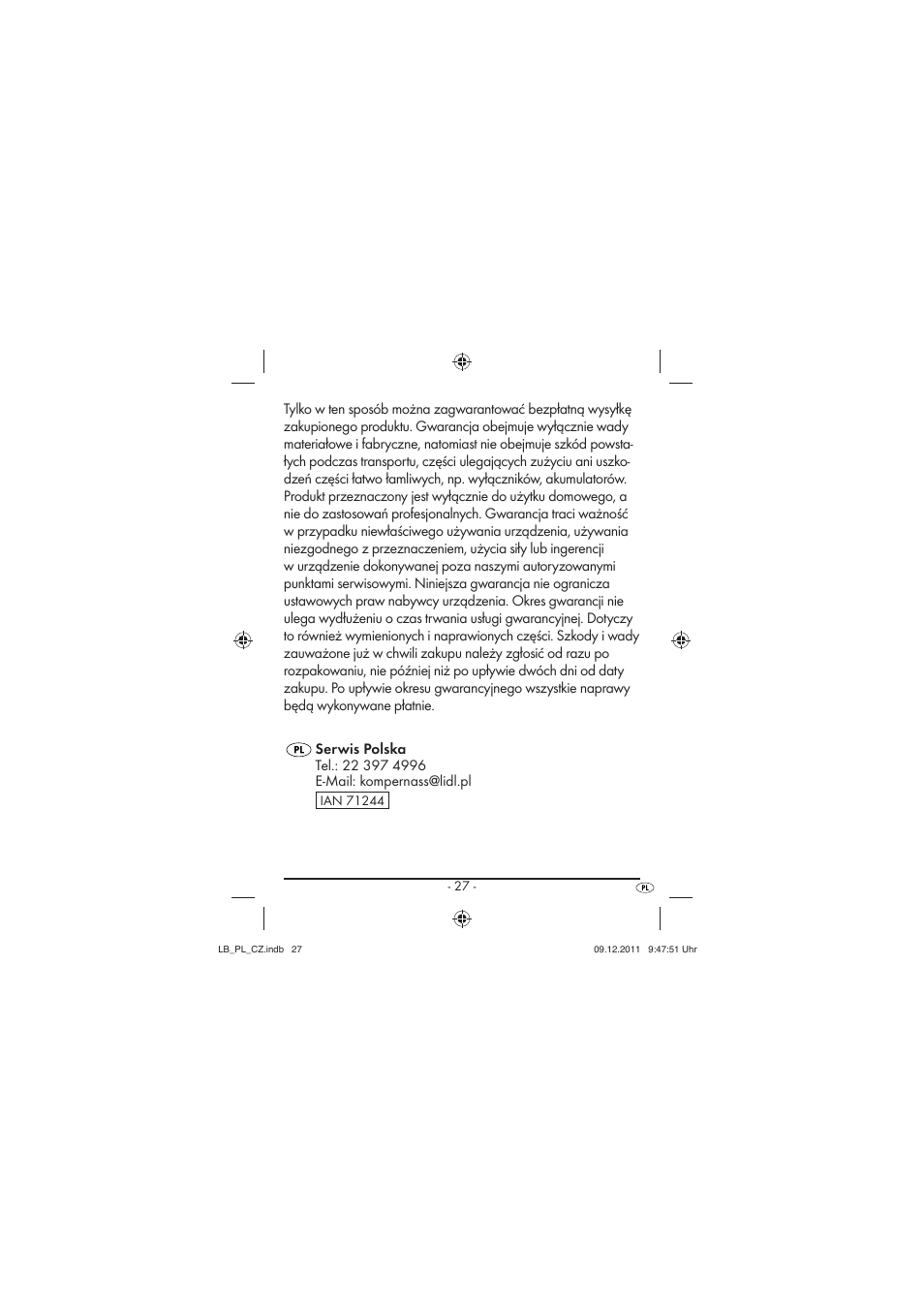 Silvercrest SFK 36 A1 User Manual | Page 29 / 44