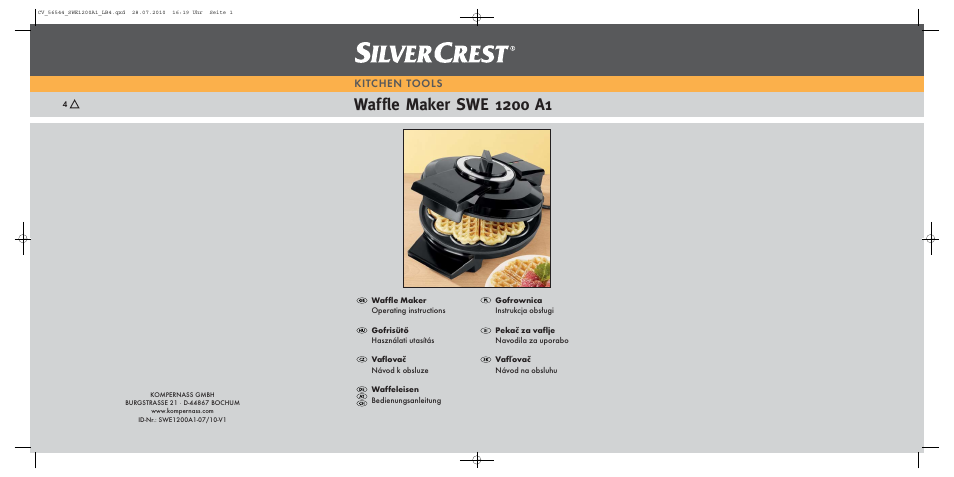 Silvercrest SWE 1200 A1 User Manual | 44 pages