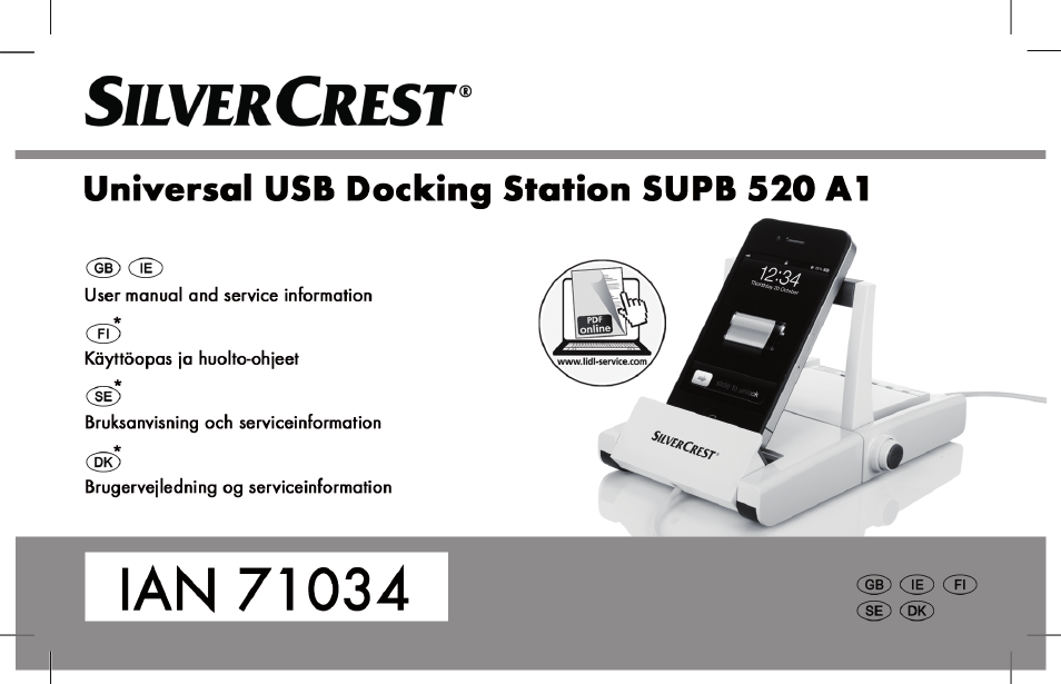 Silvercrest SURB 520 A1 User Manual | 30 pages