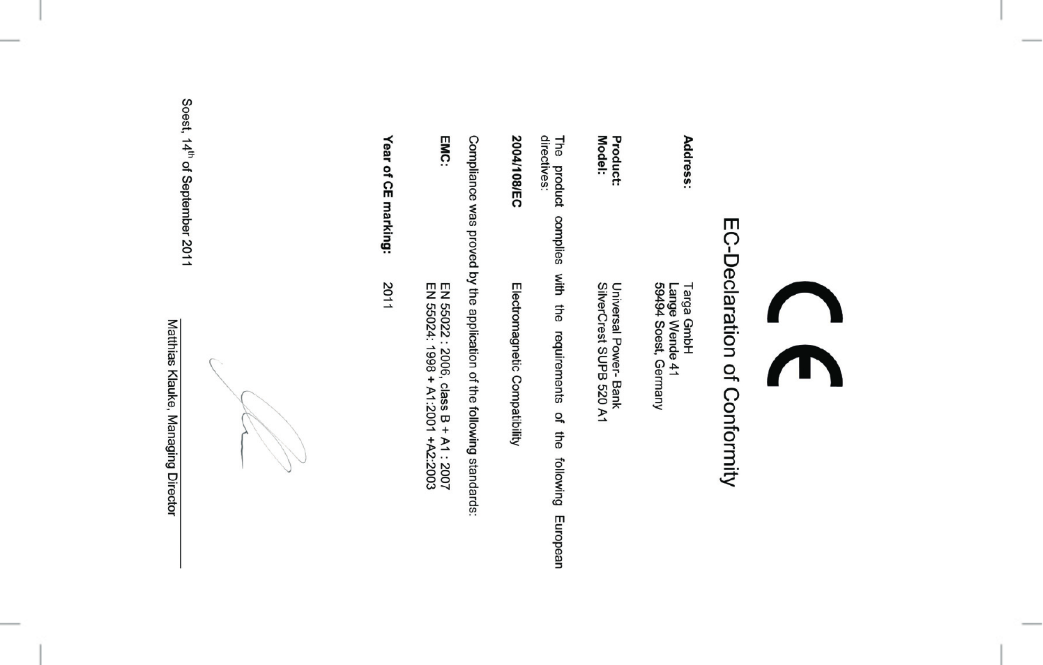 Silvercrest SURB 520 A1 User Manual | Page 29 / 30
