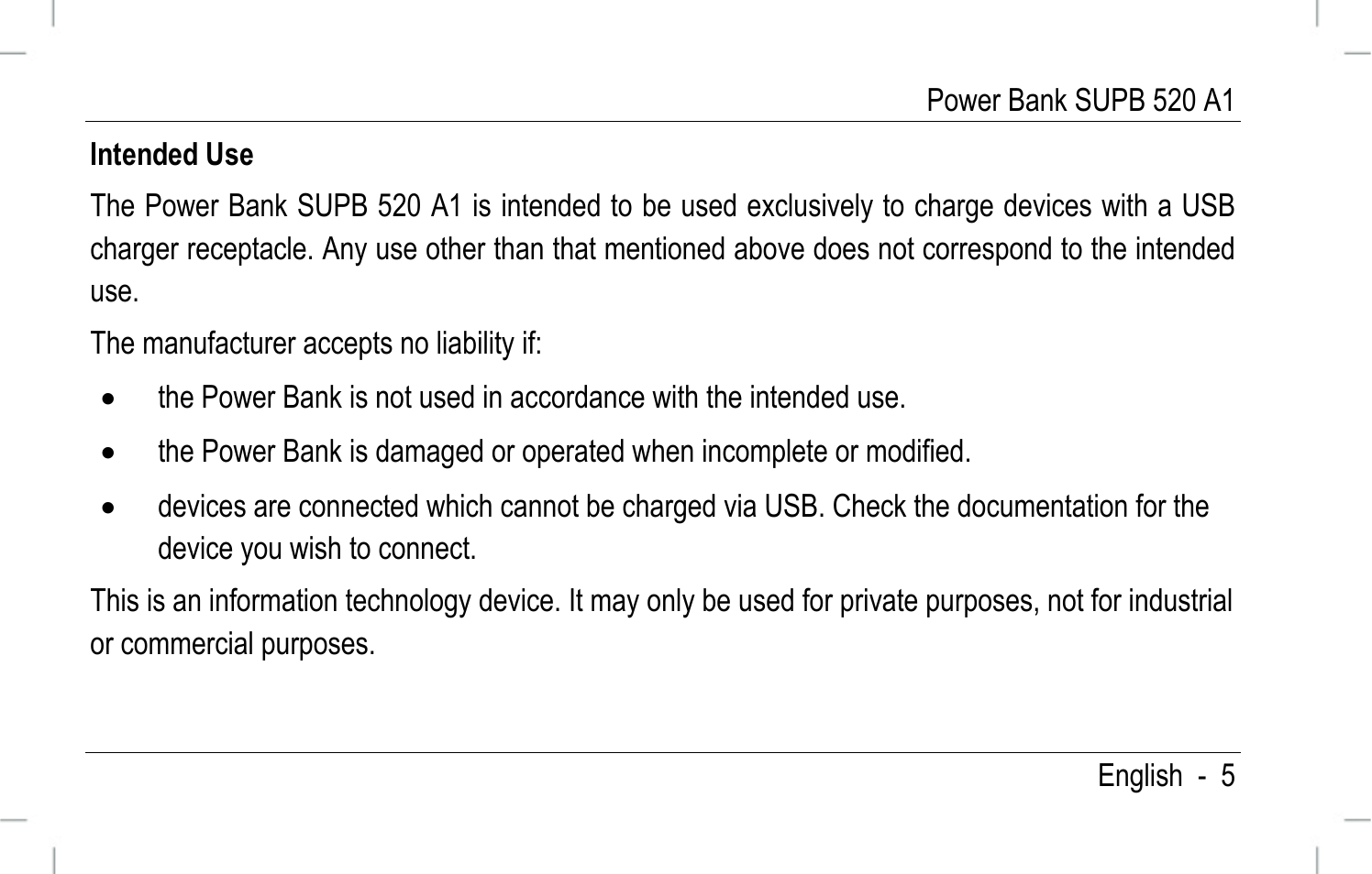 Silvercrest SURB 520 A1 User Manual | Page 6 / 30