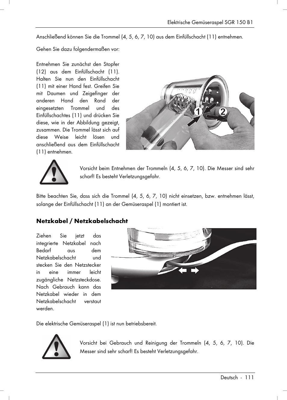 Silvercrest SGR 150 B1 User Manual | Page 113 / 122