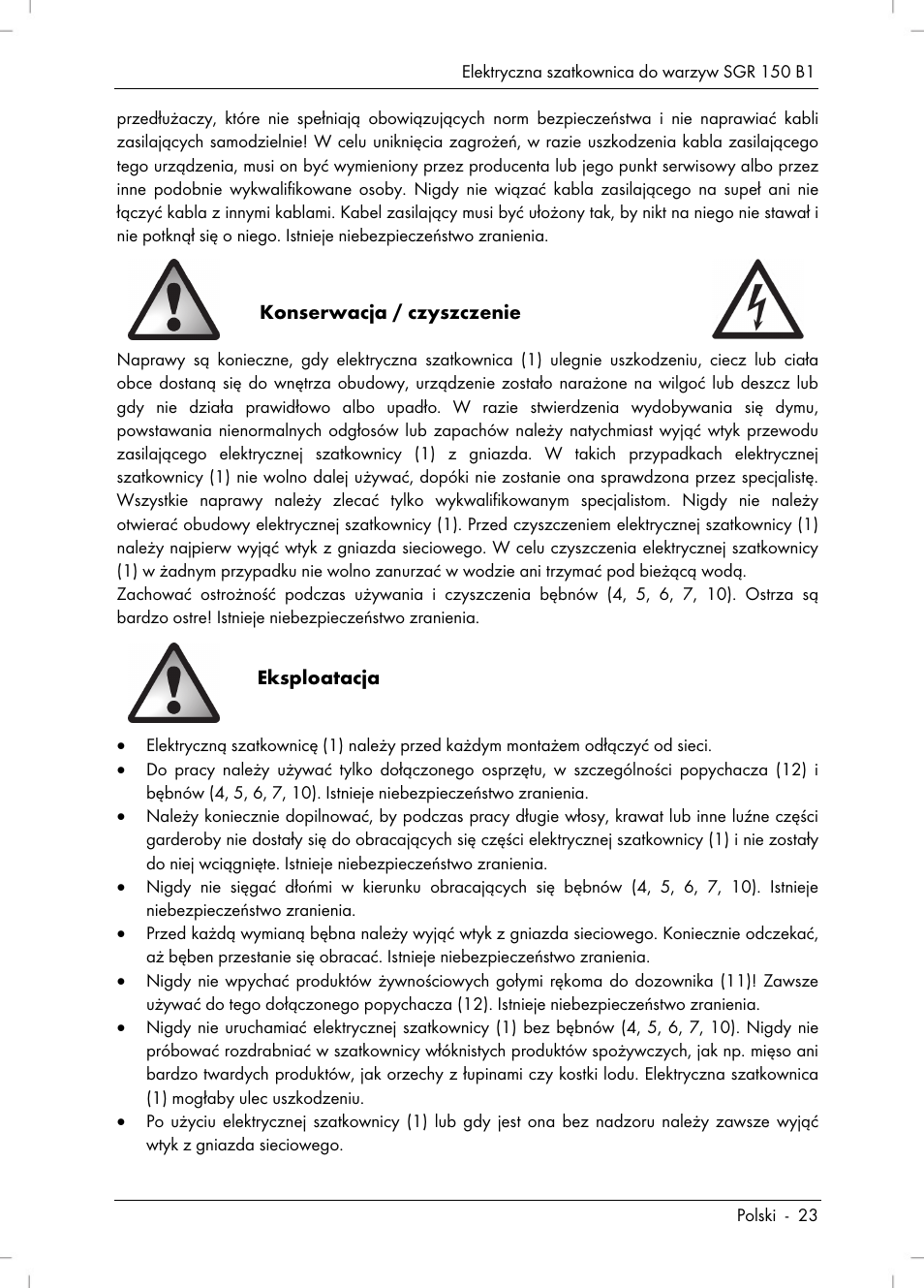 Silvercrest SGR 150 B1 User Manual | Page 25 / 122