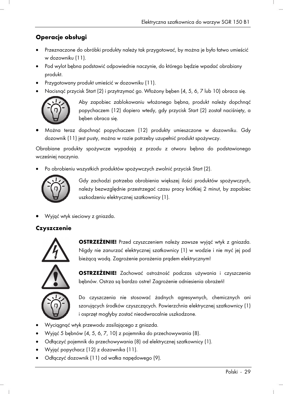 Silvercrest SGR 150 B1 User Manual | Page 31 / 122