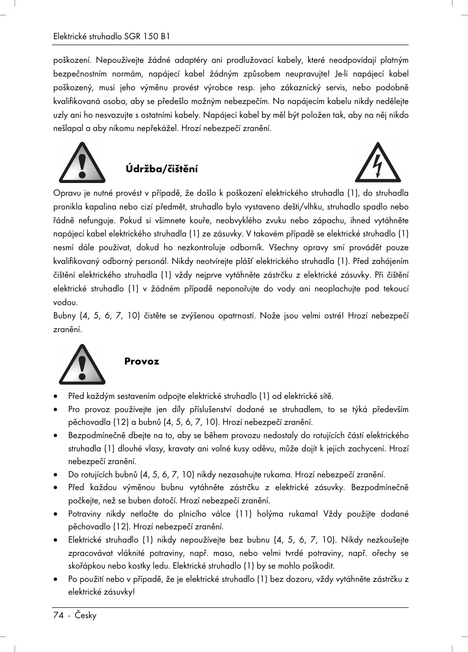 Silvercrest SGR 150 B1 User Manual | Page 76 / 122