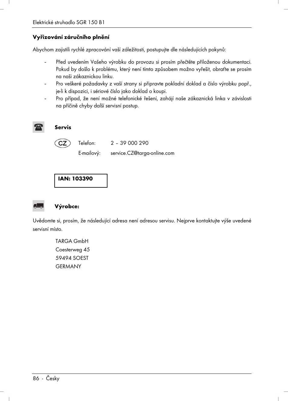 Silvercrest SGR 150 B1 User Manual | Page 88 / 122
