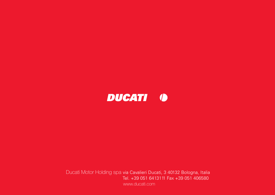 Ducati 848 User Manual | Page 122 / 122