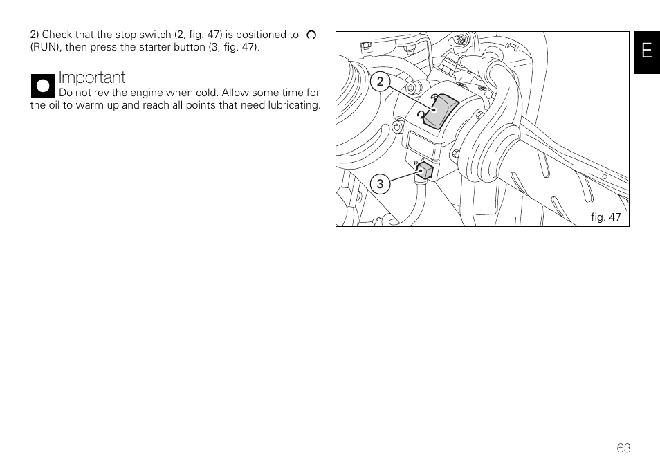 Important | Ducati 848 User Manual | Page 64 / 122