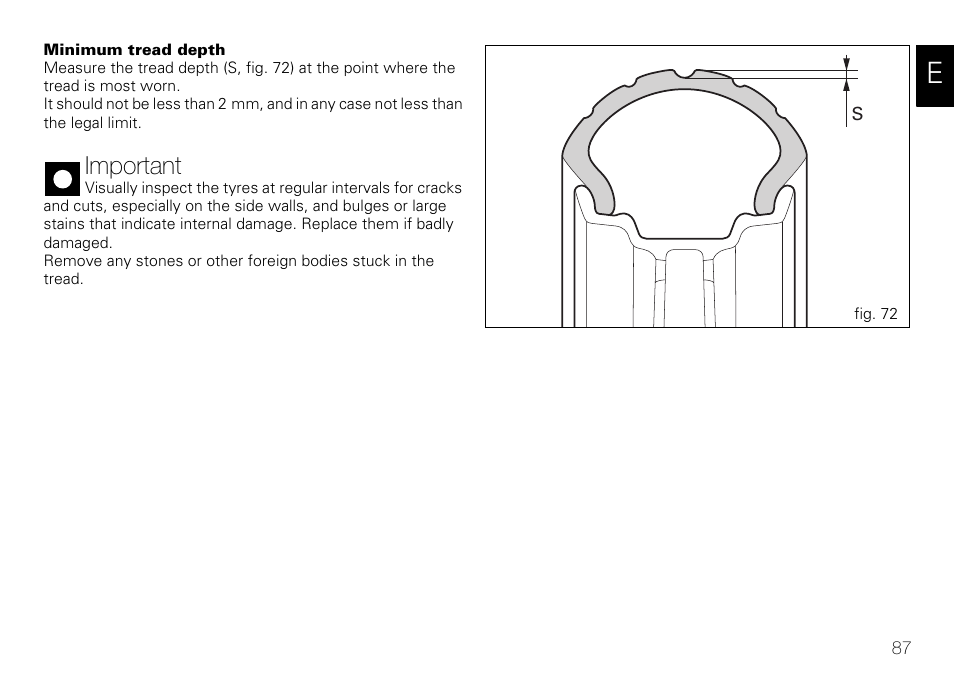 Important | Ducati 848 User Manual | Page 88 / 122