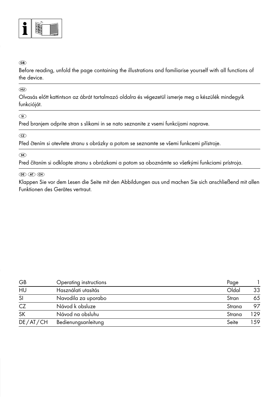 Silvercrest SKM 500 B1 User Manual | Page 2 / 193