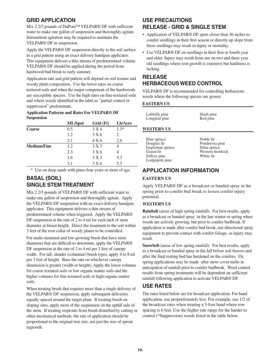 DuPont Authentication Velpar H - 65190 User Manual | Page 18 / 27