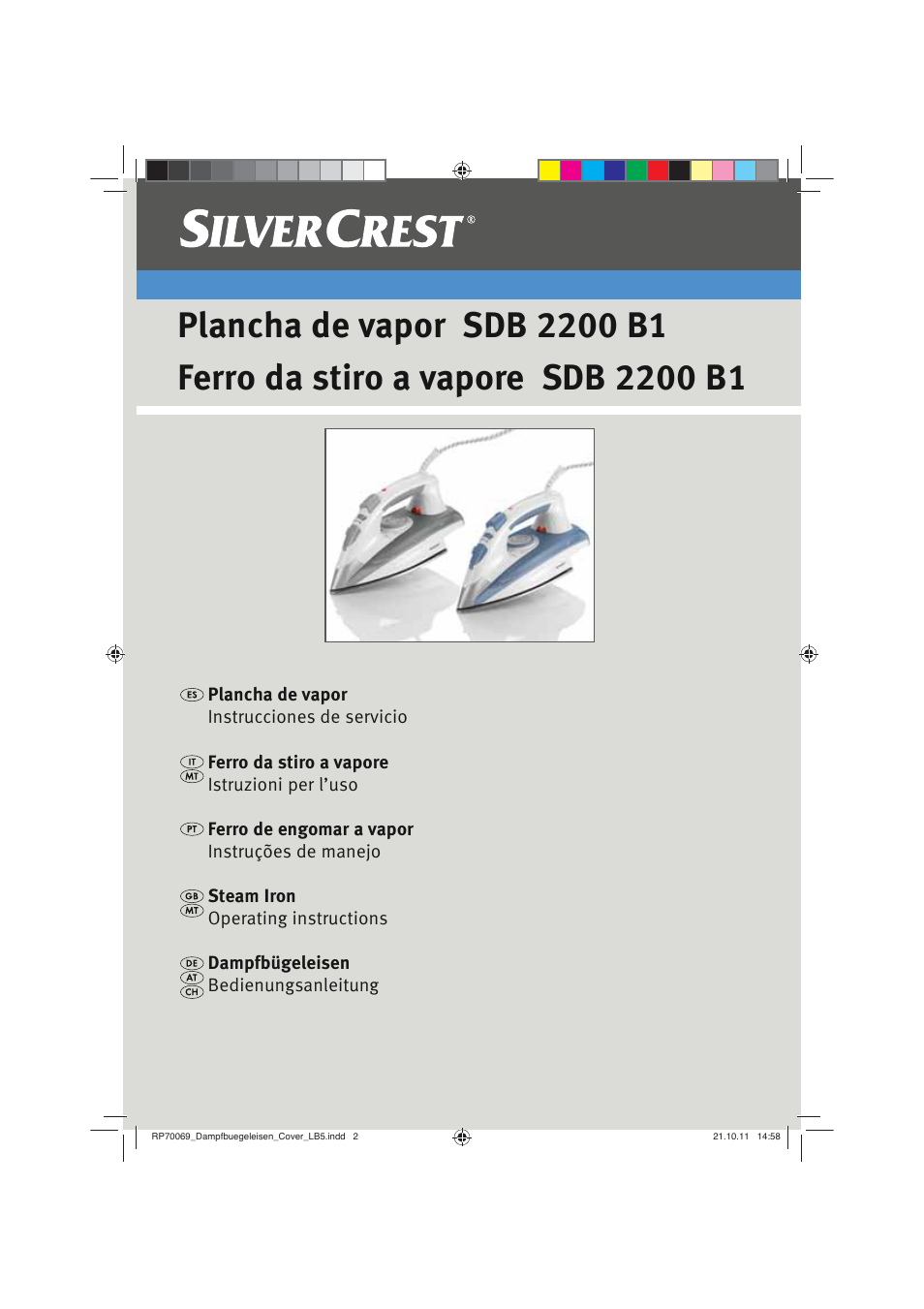 Silvercrest SDB 2200 B1 User Manual | 46 pages