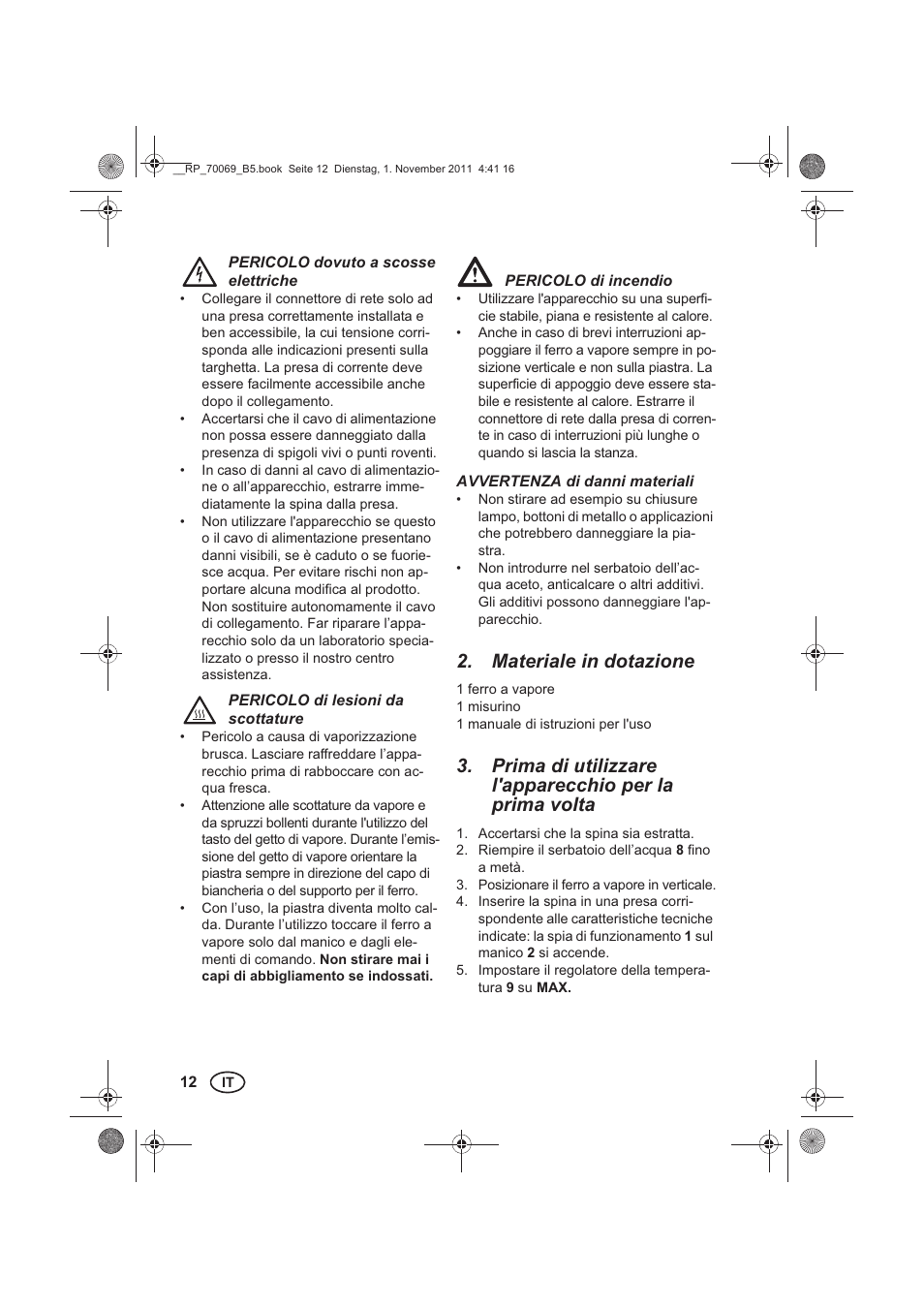 Materiale in dotazione | Silvercrest SDB 2200 B1 User Manual | Page 14 / 46