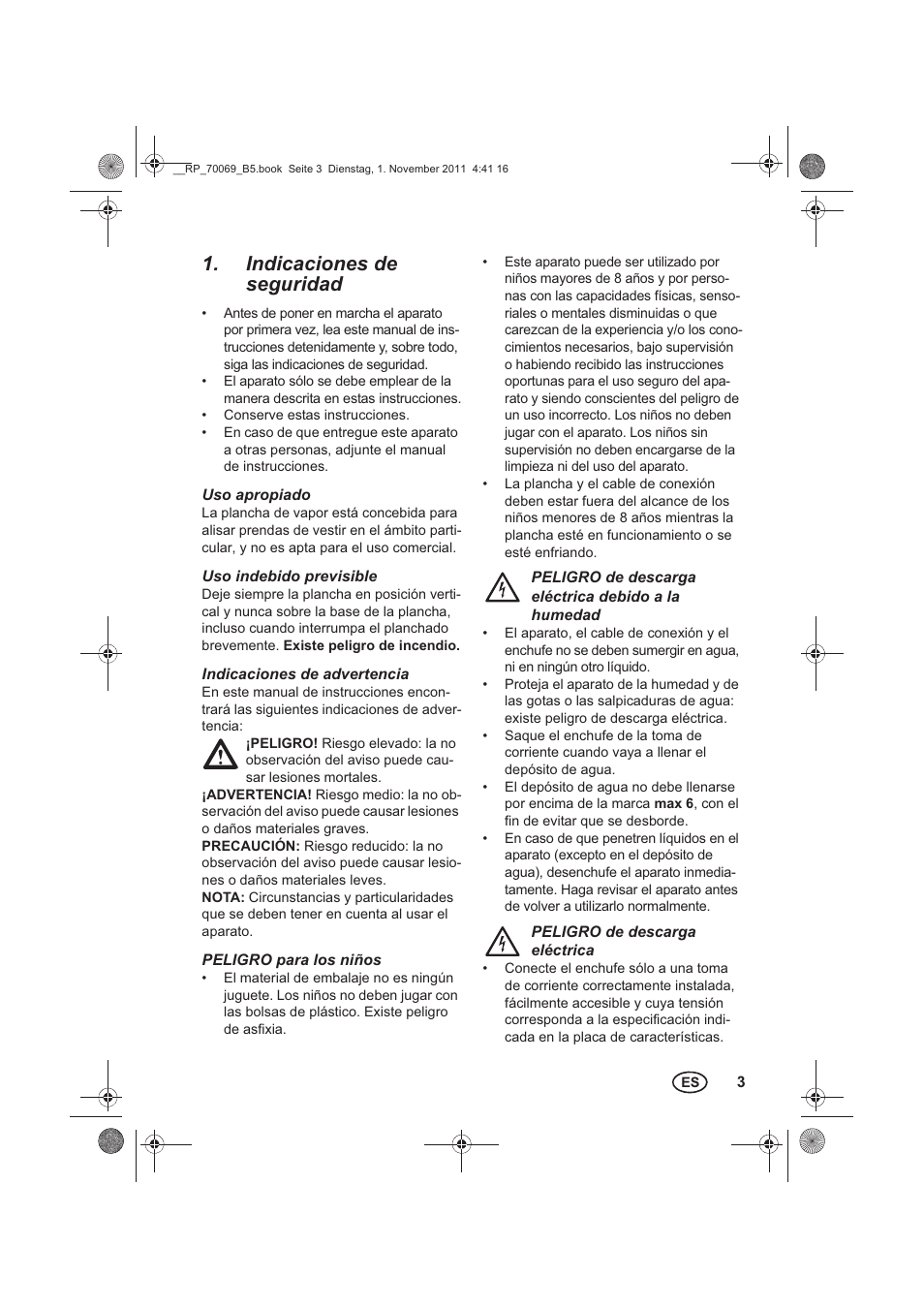 Indicaciones de seguridad | Silvercrest SDB 2200 B1 User Manual | Page 5 / 46