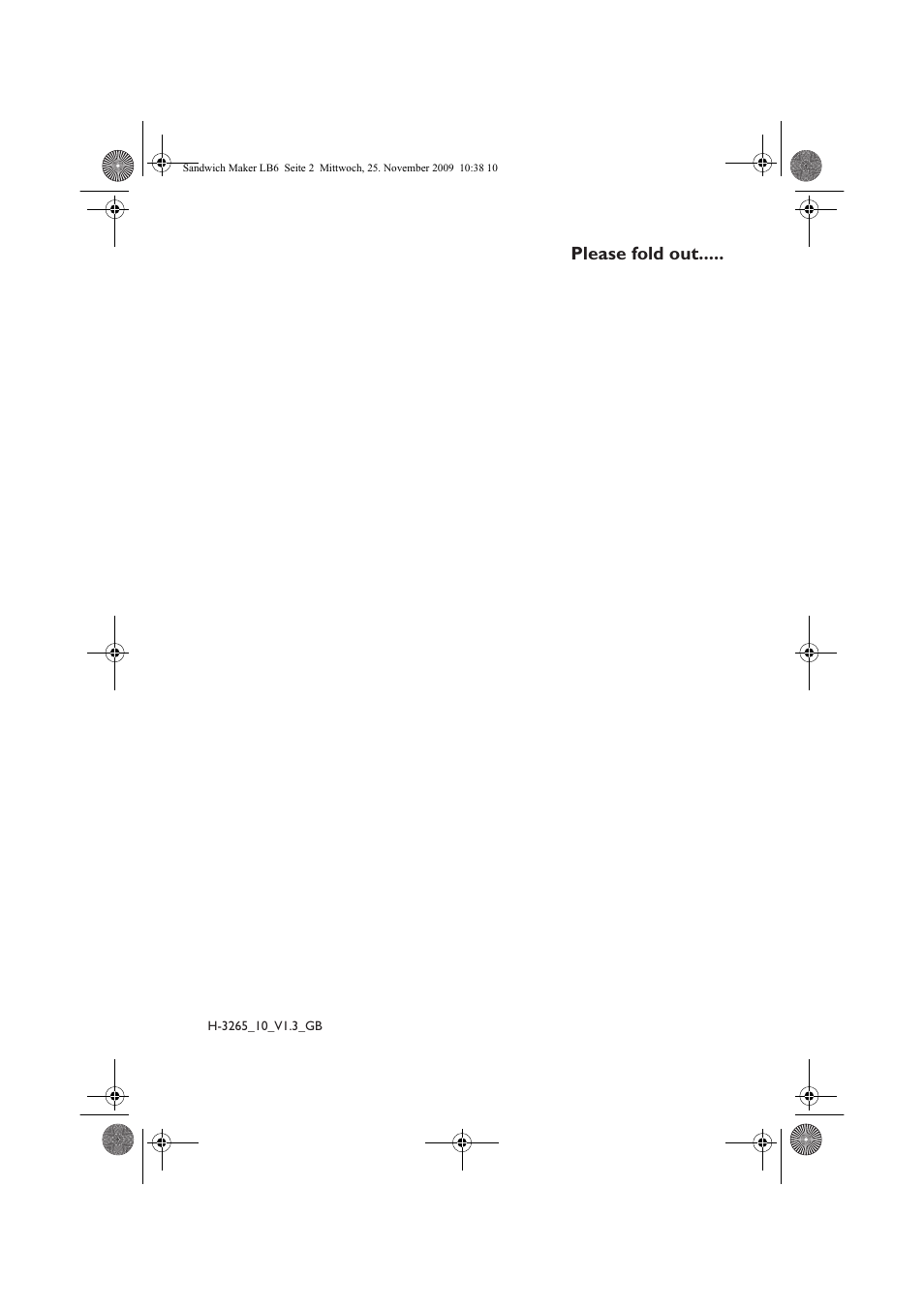 Please fold out | Silvercrest H-3265 User Manual | Page 3 / 14