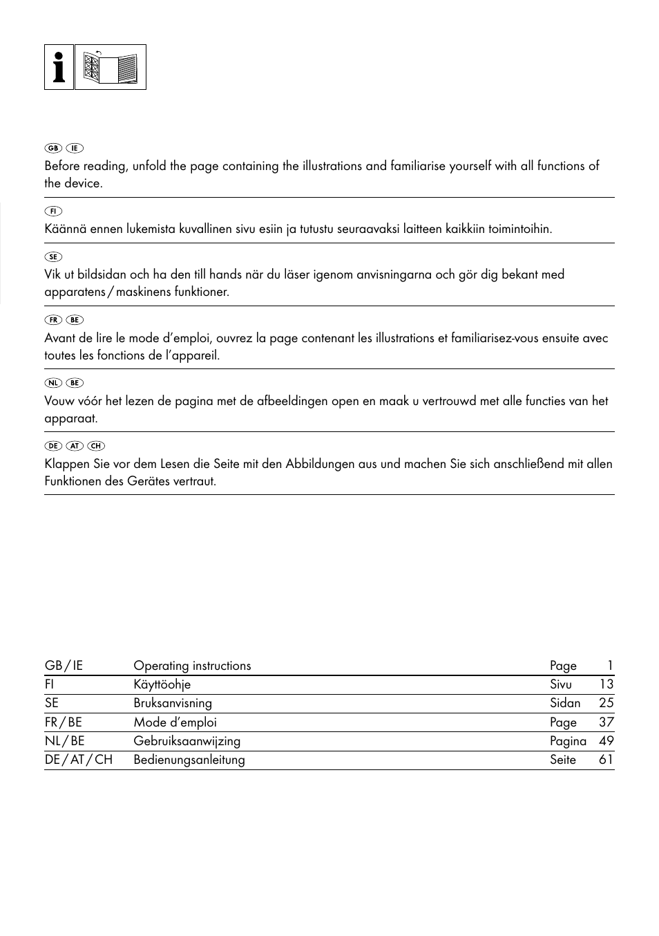 Silvercrest SWK 3000 EDS B2 User Manual | Page 2 / 76